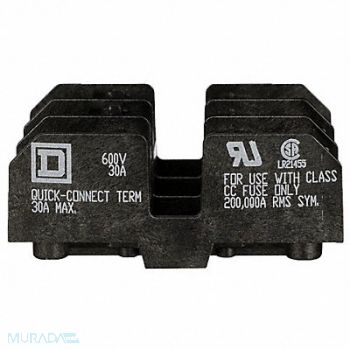 SQUARE D Fuse Block Cntrl Cl 9070 T Sers 50-200V, 4RM75