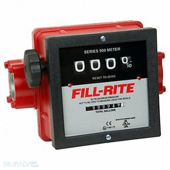 FILL-RITE Meter 1-1/2 FNPT 6-40 gpm, 4RP92