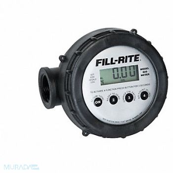 FILL-RITE Meter Digital 1 FNPT 2-20 gpm, 4RP95