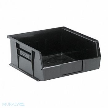 QUANTUM STORAGE SYSTEMS ESD Conductive Bin Black PP 5 in, 4RR38