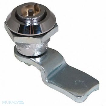 GRAINGER APPROVED Cam Latch Keyed Polished Chrome, 4RRF7