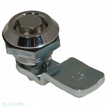 GRAINGER APPROVED Cam Latch Keyed Polished Chrome, 4RRG1