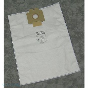 NILFISK Vacuum Bag Fleece 1-Ply Reusable PK3, 4RYH6
