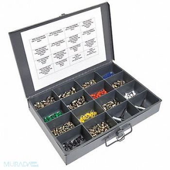 KINGFISHER Grease Fitting Kit General Assortment, 4RZK9