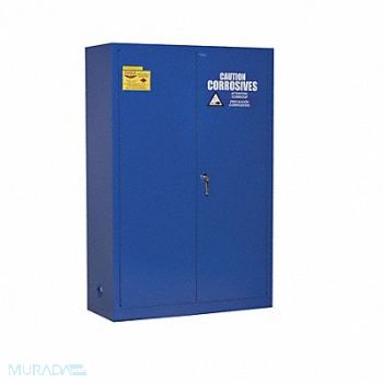 EAGLE Corrosive Safety Cabinet Blue 43 in W, 4T027