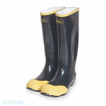 TALON TRAX D0325 Rubber Boot Men s 13 Knee Black PR, 4T285