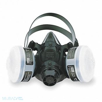 HONEYWELL NORTH Half Mask Respirator Kit L Black, 4T872