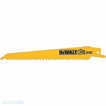 DEWALT Recip Saw Blade 6 3TPI PK 5, 205FR2