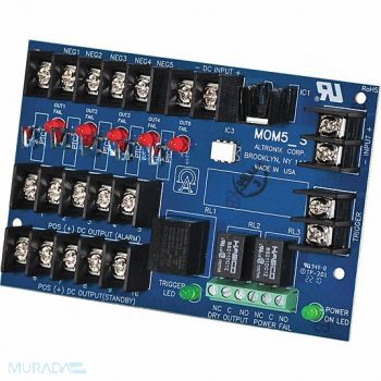 ALTRONIX Power Dist Module 5 Outputs PTC, 4TGG6