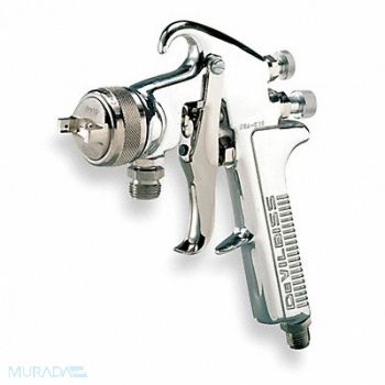 DEVILBISS Pressure Feed Spray Gun 0.063In/1.6mm, 4TH06