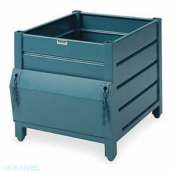 STEEL KING Bulk Container Vista Green Solid 48 in, 4TJ22
