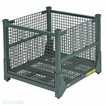 STEEL KING Clps Bulk Ctr Vista Green Vented 48 in, 4TJ24