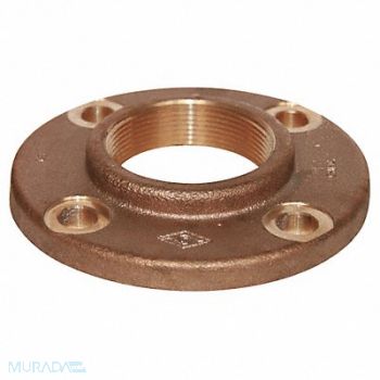 GRAINGER APPROVED Pipe Flange Red Brass 2 in Class 125, 4TJK3