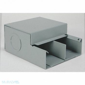 LEGRAND Entrance End Gray Steel Ends, 4TLC2