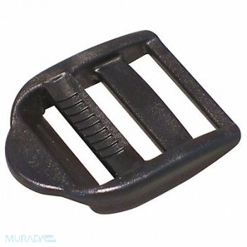 BULK-STRAP Slide Bar Buckle 1 in Plastic PK25, 4TLP9