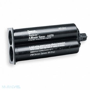 DEVCON EpoxyAdhesive DualCartridge 1 1 MixRatio, 4TT42