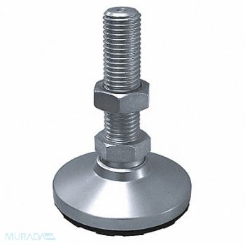 S W MANUFACTURING Level Mount Swivel Stud 1/4-20 1in Base, 14H391