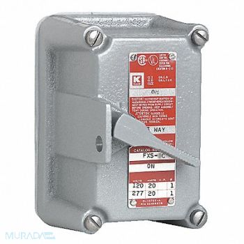 HUBBELL KILLARK Front Cover HazLoc 3P On/Off, 4TZP9