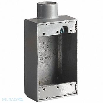 HUBBELL KILLARK Weatherproof Box 1/2in Hub 1cu. in, 4TZT5