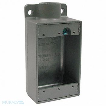 HUBBELL KILLARK Weatherproof Box 3/4in Hub 18cu. in, 4TZT6