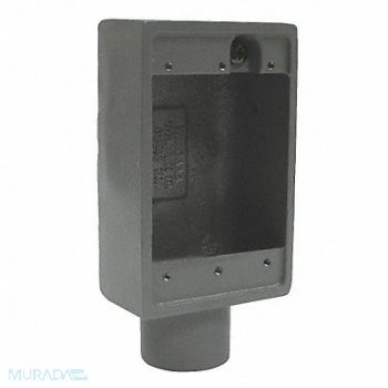 HUBBELL KILLARK Weatherproof Box 1in Hub 18cu.in, 4TZT7