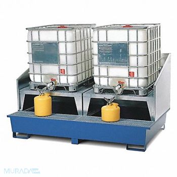 DENIOS IBC Containment Splash Guard 59 in L, 4UED2