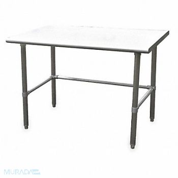 GRAINGER APPROVED Fixed Work Table SS 48 W 30 D, 4UEJ3
