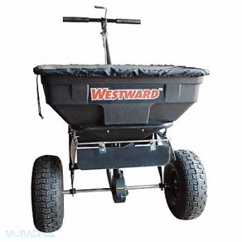 WESTWARD Broadcast Spreader 125 lb Pneumatic, 4UHD1