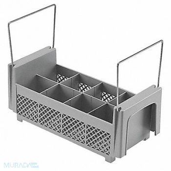 CAMBRO Flatware Basket 20 x18 x4 3/4 PK6, 4UJK8
