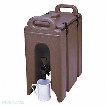 CAMBRO Beverage Container 16 1/2x 9x 18 Brown, 4UJL6