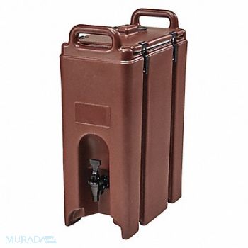 CAMBRO Beverage Container 16 1/2x 9x 24 Brown, 4UJL8