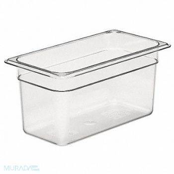 CAMBRO Food Pan Third Size Clear PK6, 4UJU6