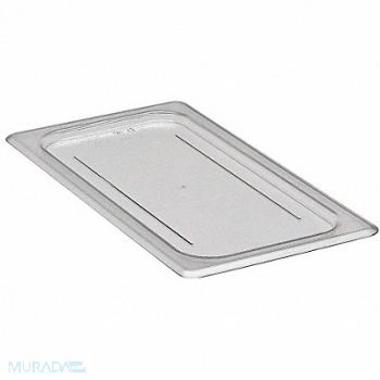 CAMBRO Food Pan Lid Third Size Clear PK6, 4UJW2