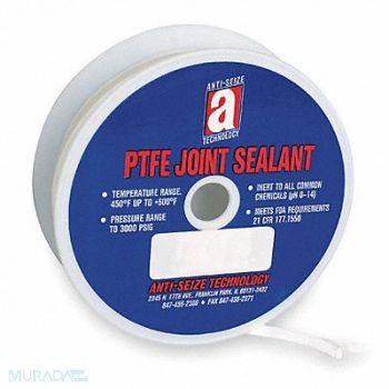 ANTI-SEIZE TECHNOLOGY Gasket-Making Tape 3/4 W White, 5E143