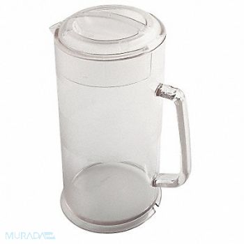 CAMBRO Pitcher 64 Oz Cap L 9 3/8 PK6, 4UKH7
