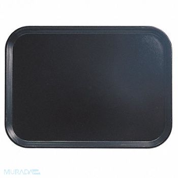 CAMBRO Tray Rectangular Black 14x18 PK12, 4UKP6