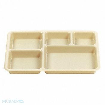 CAMBRO Compartment Base Tray Beige PK24, 4UKT1