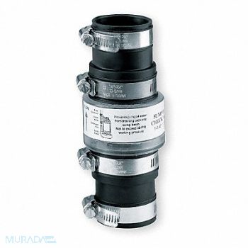 DAYTON Check Valve TPR 1-1/4 or 1-1/2 Slip, 4UN79