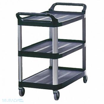 RUBBERMAID COMMERCIAL PRODUCTS Utility Cart 300 lb Load Cap. PE, 4UR32
