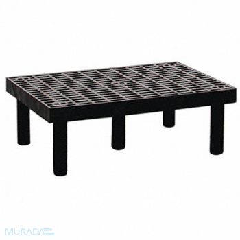 STRUCTURAL PLASTICS Dunnage Rack 500 lb HDPE 36 W x 24 D, 4UW54