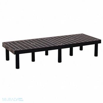 STRUCTURAL PLASTICS Dunnage Rack 1000 lb HDPE 66 W x 24 D, 4UW56