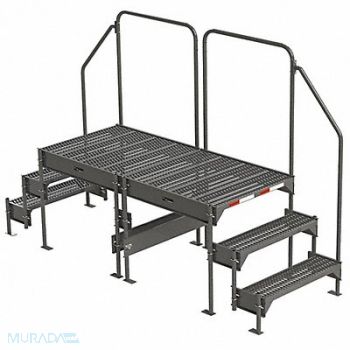 EGA Custom Wk Pltfrm Stl 24 to 27 in H, 4UYD8