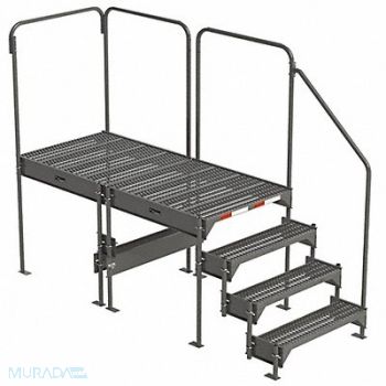 EGA Custom Wk Pltfrm Stl 33 to 36 in H, 4UYE3