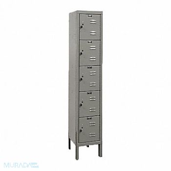 HALLOWELL G3796 Lckr 5x1Lckr Dark Gray 66 x12 x18 Assm, 4VEW3