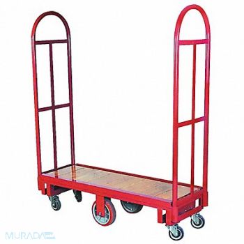 DAYTON U-Boat Platform Truck 2000 lb 61 in L, 4VMD1