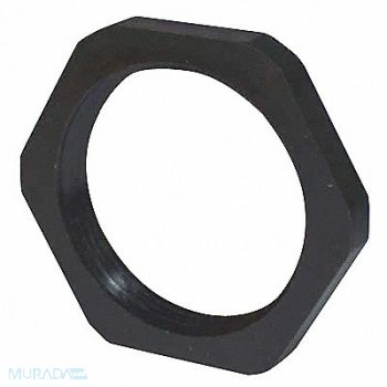 ENERGY CHAIN Connector Lock Nut 0.39in Blk Polyamides, 4VNE4