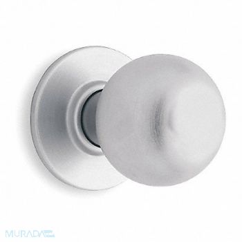 SCHLAGE Orbit Knob Passage Lock Satin Chrome, 36Y996