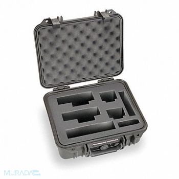 PELICAN E0643 ProtCase 5 7/8 in Double Throw Black, 20FZ47