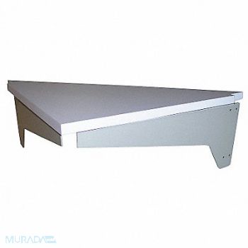 PRO-LINE Workstation Corner Unit 30Wx30Dx30H Gray, 4VZR4