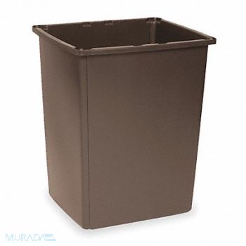 RUBBERMAID COMMERCIAL PRODUCTS D0248 Trash Can 56 gal Brown Polyethylene, 4W021